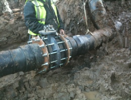 Installation of 12inch Gas Valve